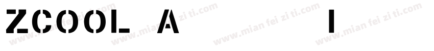 ZCOOL Addict Italic 01英文字体   开源字体字体转换